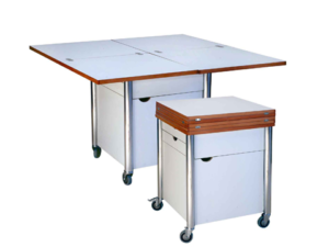 Carrello tavolo apribile Italcomma "Multiplo"